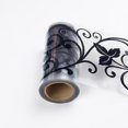 thumbnail image 4 of Dundee Deco Peel and Stick Self Adhesive Wallpaper Border Roll - Damask Black Vines, Scrolls, 33 ft X 4 in, 4 of 6