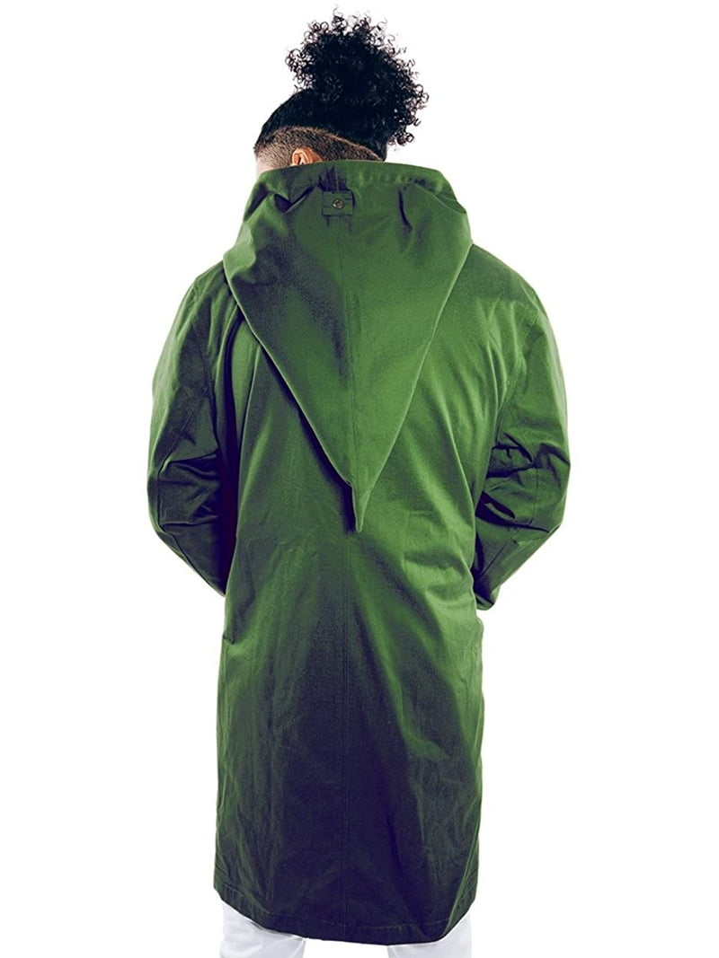Musterbrand GREEN Zelda Men Coat Link Voyage, US X-Small