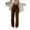 Brown, variant on Womens High Waisted Vintage Loose Straight Leg Jeans Casual Fashion Long Trousers Relaxed Fit Denim Pants Classic Blue Jeans for Women