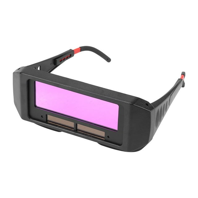 Gafas de soldadura con oscurecimiento automático, gafas de soldador, casco de máscara protectora de seguridad para soldador con sombra ajustable, máscara de gafas para ojos