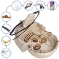 thumbnail image 3 of Soporte para gafas Calavera READAEER de resina blanca, 3 of 7
