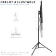 thumbnail image 4 of VIVO Black Tripod 37" to 75" TV Display Floor Stand Height Adjustable Mount, 4 of 9