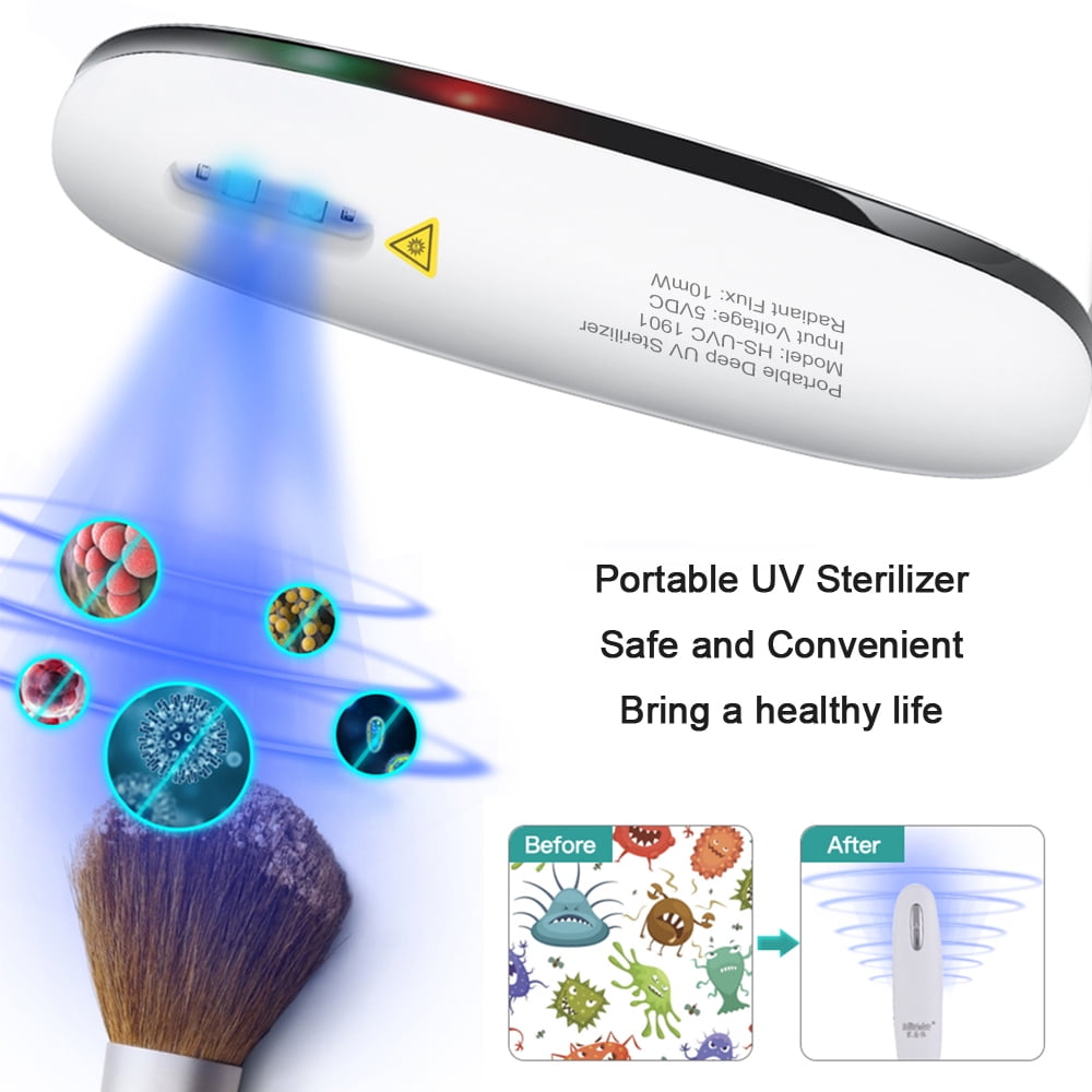 HomeSafety Portable UV LED Sterilizer Mini UV Lamp Ultraviolet Light