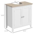thumbnail image 3 of Ditangy Pedestal Sink Storage Cabinet, Under Sink Cabinet, Bathroom Vanity Cabinet -Shape and Adjustable Internal Shelf, White, 3 of 9