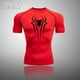 thumbnail image 1 of Camiseta de compresión para hombre, camiseta de manga corta de secado rápido, para Fitness, gimnasio, superhéroe, deporte, correr, Rashgard, nueva, 1 of 3