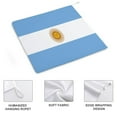 thumbnail image 3 of Argentina Flag Towels for Bathroom, Kitchen, Gym, Towels, Soft, Highly Absorbent, Hanging Towel with Hanging Eyelet, 3 of 8
