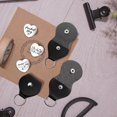 thumbnail image 4 of 2Set Love Forever Love Heart Pocket Hug Token Long Distance Relationship Gifts Double Sided Engraved Hug Token Coins Keepsake with PU Leather Keychain for Family Friend Lover Graduation, 4 of 7