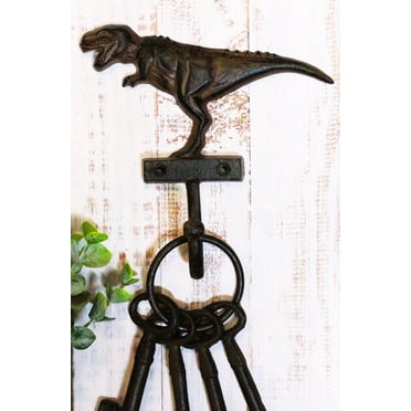 Ebros Gift Rustic Black Bear Roaming Forest Cast Iron Wall Coat Hooks | Set Of 2