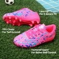 thumbnail image 2 of DREAM PAIRS Boys Girls Soccer Cleats Kids Football Shoes, 2 of 5