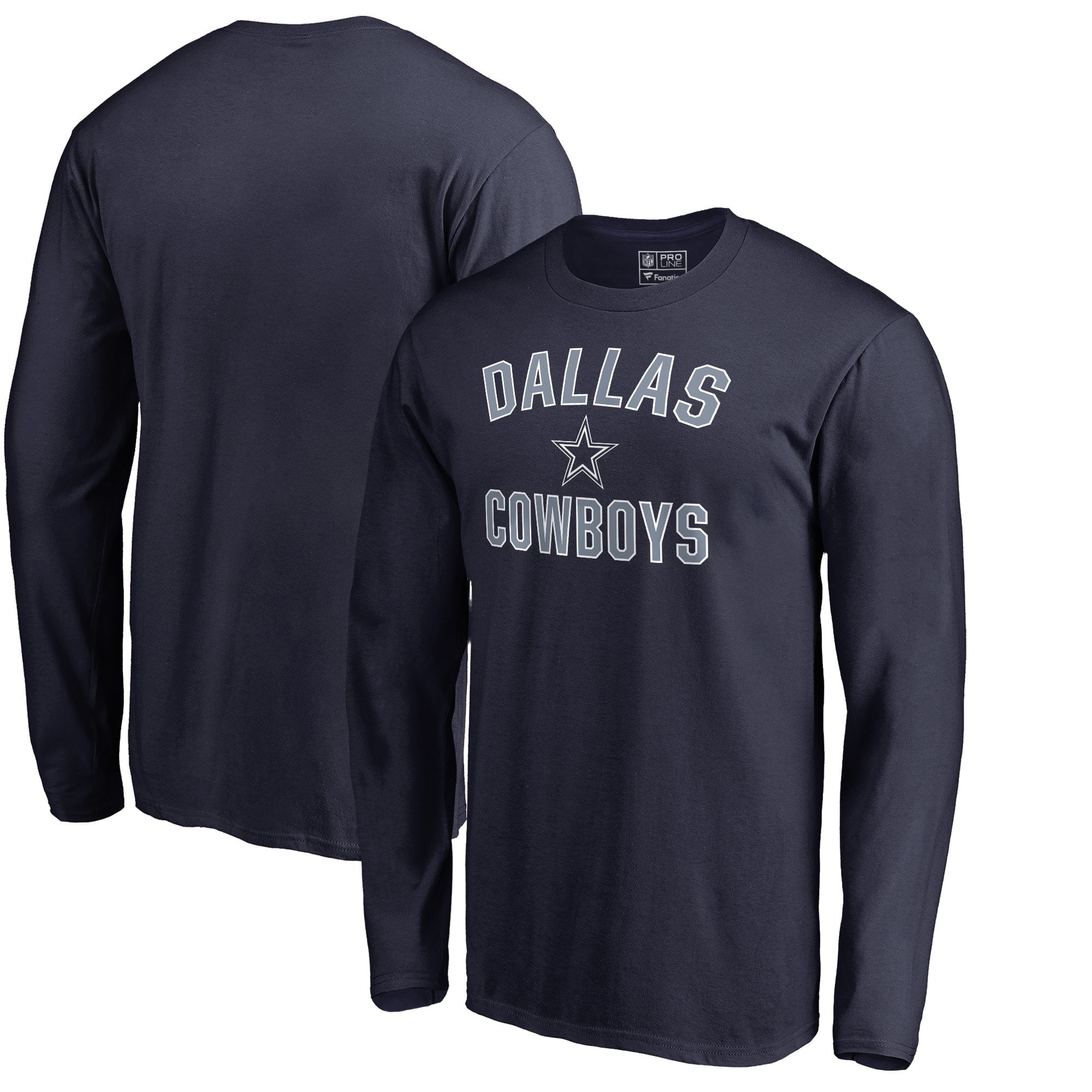 جزمات Dallas Cowboys NFL Pro Line by Fanatics Branded Timeless Collection Antique Stack Long Sleeve Tri-Blend Raglan T-Shirt Ash النضام الشمسي