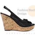 thumbnail image 4 of Sandalias de Plataforma Perphy Negro 41 para Mujer, 4 of 5