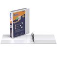 thumbnail image 3 of QuickFit 8.5 x 5.5 Hevy Duty View Binder, Round Ring, 6 Pack (1", White), 3 of 3