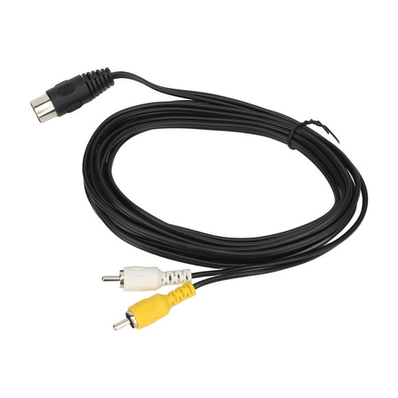 Cable DIN de 8 pines a 2 RCA Cable convertidor profesional DIN de 8 pines macho a 2 RCA macho para equipos de sonido antiguos 9.8 pies