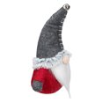 thumbnail image 3 of Northlight 8.5" Red and Gray Sitting Gnome Christmas Decoration with Jingle Bell, 3 of 5