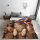 thumbnail image 4 of Manta polar con diseño de cachorro para sofá cama de 127 x 101 cm, ideal para niñas, mujeres, hombres y niños. Manta de peluche súper suave y cálida para amantes de los perros, ideal como regalo de, 4 of 6