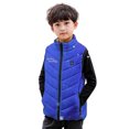 thumbnail image 2 of Camiseta de tirantes con cuello alto y estampado de moda, ropa inteligente con calefacción a temperatura constante para niños y niñas., 2 of 7
