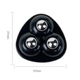 thumbnail image 5 of Likrtyny 4 Poleas Giratorias Adhesivas Sin Ruido para Contenedores Caja Almacenamiento Muebles (negro A), 5 of 5