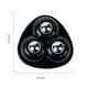 thumbnail image 5 of Universal Adhesiva Tres Cuentas Nuevo Sin Perforaciones Al Desgaste Accesorios Hardware para El Silenciosos Polea Pequeña 4 Piezas (A Negro), 5 of 5