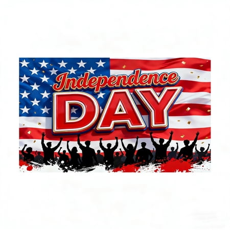 Partheme 71X43 in Red White and Blue American Flag Eagle Door Cover Memorial Day Backdrop 4th of July fourth of July Veterans Day Patriotic Party Decoration and Supplies for Home A