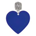 thumbnail image 1 of Delight Jewelry Acrylic 1" Navy Blue Heart Lord Guide Me Charm Bead, 1 of 4