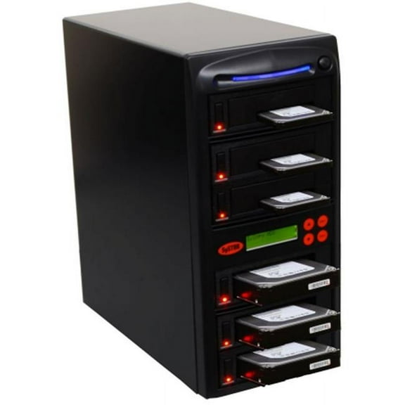 1:5 SATA 2.5'' & 3.5'' Dual Port/Hot Swap Hard Disk Drive / Solid State Drive (HDD/SSD) Duplicator/Sanitizer - High Speed (150MB/sec)