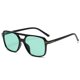 thumbnail image 1 of Gafas de sol cuadradas en forma de T retras de moda de gafas de sol de doble haz, hechas de PC, 1 of 5