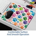 thumbnail image 6 of PhooArto Comfortable Mouse Pad Colorful Dog Paw Footprint Pattern Desktop Mousepad , 21 x 25 cm Mouse Mat, Non-Slip Rubber Base, Improves Speed and Precision, 6 of 7