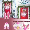 thumbnail image 1 of Easter Door Decorations Bunny Butt Wreath Kit Easter Spring Outdoor Hanging, 1 of 3
