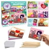 JOYIN 36pcs Valentines Exchange Cards for Kids Classroom with Envelopes Silly Joke Scratch-Off Art Card Funny Exchange Craft