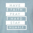 thumbnail image 6 of Wild Bobby, Have Faith Pray Hard Stay Humble Inspirational/Christian Men Premium Tri Blend Tee, Denim, Small, 6 of 6