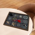 thumbnail image 3 of Yazoeia Jewelry Storage Tray Showcase Multipurpose Divided Jewelry Container Jewelry Case for Anklet Rings Earring Necklace Bracelet, 12 grid CJB12-1774, 3 of 7