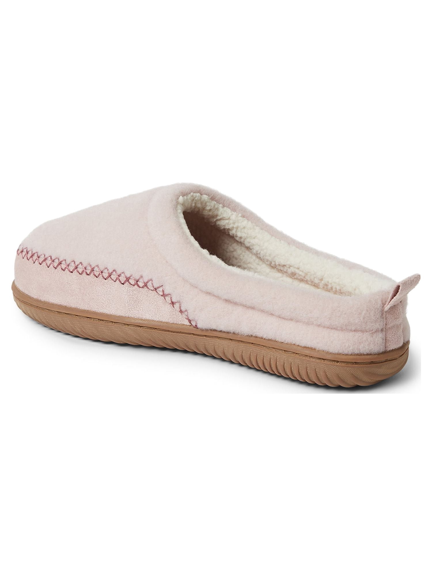 Dearfoams Cozy Comfort Women's Mixed Material Clog Slippers