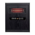 thumbnail image 2 of Modern Ember Portable Rolling Infrared Space Heater in Black Oak, 2 of 9