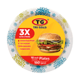 thumbnail image 3 of TG TRIGOLD Everyday Disposable Paper Plates,Flower, 10",150 Count, 3 of 8