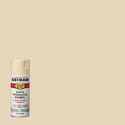 Almond, Rust-Oleum Stops Rust Gloss Protective Enamel Spray Paint-7770830, 12 oz