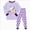 C248--Light Purple, variant on 8-9 Years Girl Boy Fall Winter Back-To-School Outfits Casual 2PCS Pants Set Long Sleeve Sweatshirt Tops and Sweatpants Joggers for 0-5T Pajamas & Dailywear,Watermelon Red