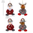 thumbnail image 3 of Xmas Plush Doll Decorations Hanging Christmas Tree Pendants for Holiday Home Party Decor,Santa Claus/Snowman/Reindeer/Bear, 3 of 5