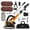 orange-1, variant on POVANLI 780W Electric Drywall Sander with Vacuum Dust Collection, 6.5A Motor Dustless Floor Sander with Variable Speed 900-1800RPM, LED Light, Extendable & Foldable Handle Black+Red