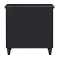 thumbnail image 2 of EUROCO 28’’ Oversized Nightstand, Bedside Dresser End Table with 3 Drawers, Rubber Wood Legs, Ball Slide Bar Drawer Glide and Solid Frame for Living Room Bedroom Entryway, Black, 2 of 8