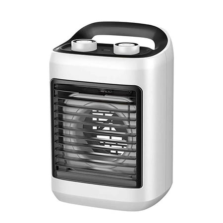 

BLNVKOP Air Cooler Household Dormitory Office Desktop Humidification Electric Fan USB Multi-function Timed Air Conditioning Fan-White