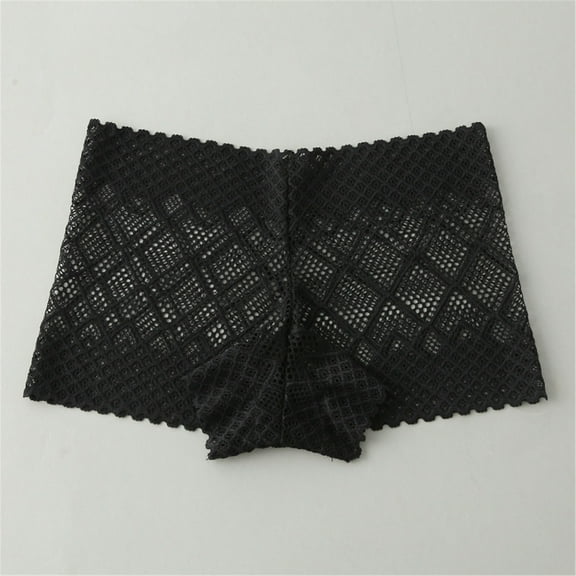 Pxiakgy intimates for women Women's Stretch Bikini Panty Lace Trim 4 Colors Comfy Underwear Black L