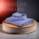 thumbnail image 4 of Juego de Toallas de Baño Gaon Algodón Suaves Absorbentes Set de 3 Piezas Azul, 4 of 5
