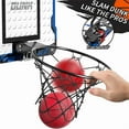 thumbnail image 2 of Wall-Mounted Electronic Basketball Hoop for Door, Indoor and Outdoor Parent-Child Interactive Shooting Toy, Includes Basketball + Air Pump, 2 of 6