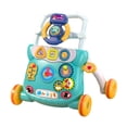thumbnail image 1 of Centro de actividades para bebés CUTICAT Carrito de empuje para caminar juguete para aprender a caminar y caminar verde, 1 of 8