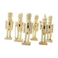 thumbnail image 2 of 6 Cascanueces de madera para hacer tú mismo para Navidad, figuras de cascanueces sin pintar, regalos de Navidad para sala de estar y chimenea., 2 of 9