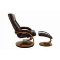 thumbnail image 3 of Hamilton Recliner and Ottoman in Whisky Air Leather, 3 of 8
