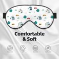 thumbnail image 3 of Naloa Cartoon House Print Sleep Mask for Sleeper, Light Blocking Sleeping Eye Mask for Women Men, Eye Shade with Adjustable Strap for Travel, Nap,Meditation, 3 of 7