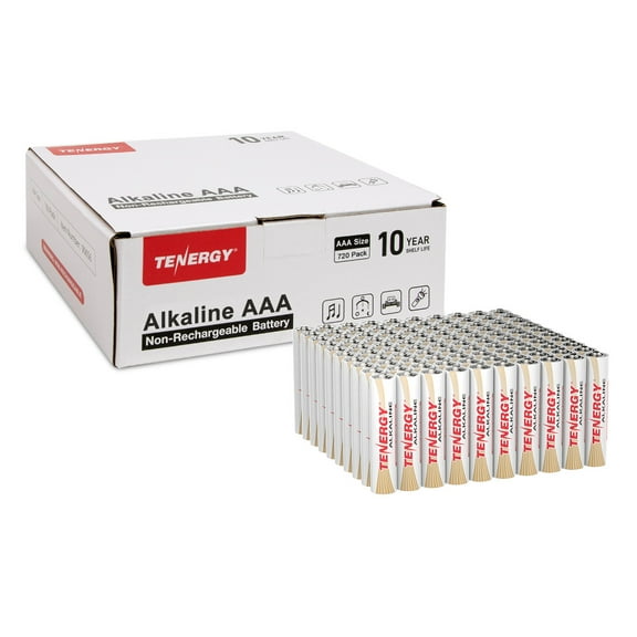 Tenergy 120 Pack AAA Alkaline Batteries
