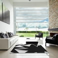 thumbnail image 6 of Ahgly Company Indoor Square Patterned Night Black Area Rugs, 7' Square, 6 of 6