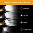 thumbnail image 4 of Lampe de Poche Rechargeable Étanche Lumen Lampe de Poche Zoom Réglable Super IPX4 Adaptée pour Camping Randonnée Urgence, 4 of 5